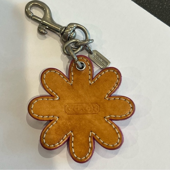 Coach Pink and Cream Bag Charm - Picture 4 of 4